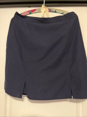 Izod Navy Blue Skort with Front Slits